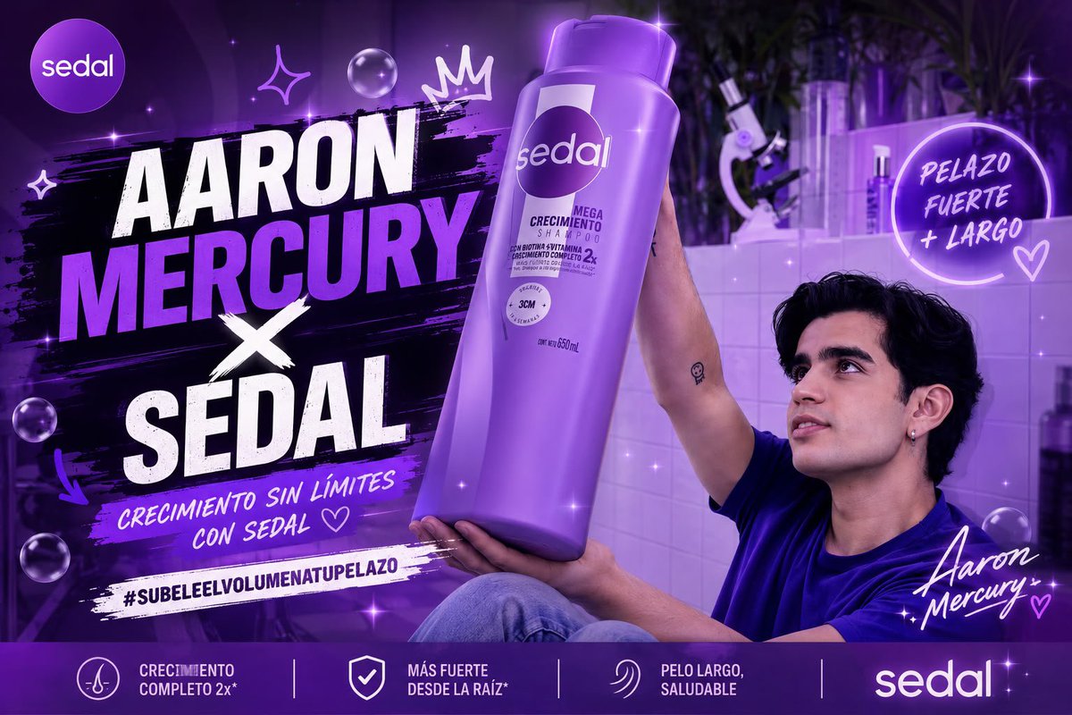 OrbitaMercurio's tweet photo. TENDENCIA SEDAL✨

Inicio: 10:00 a.m.

Frase:
AARON MERCURY X SEDAL https://t.co/MEZvv2UKbg