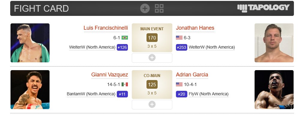 MMA__Matchmaker's tweet photo. The untold side of running a regional promotion / UFC feeder organization:
#LFA239 has now lost both its main event and co-main event within the span of just a couple of days.
And the event is only one week away. https://t.co/8LngJtrbF4