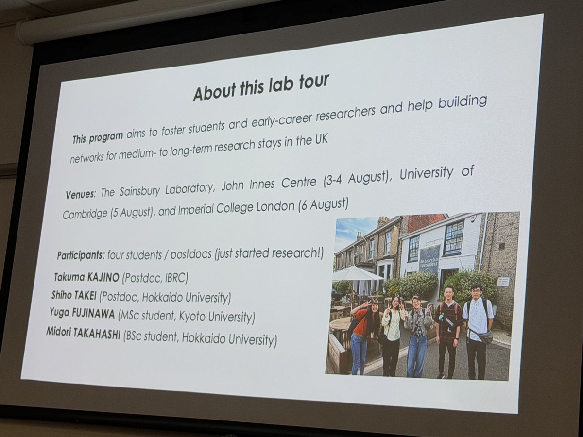 KamounLab's tweet photo. #TSLSummer2026 extended for a couple of days. Great visit by @HiroakiAdachi3 and Team  🇯🇵🇬🇧😎 https://t.co/IHy8KDVl5m