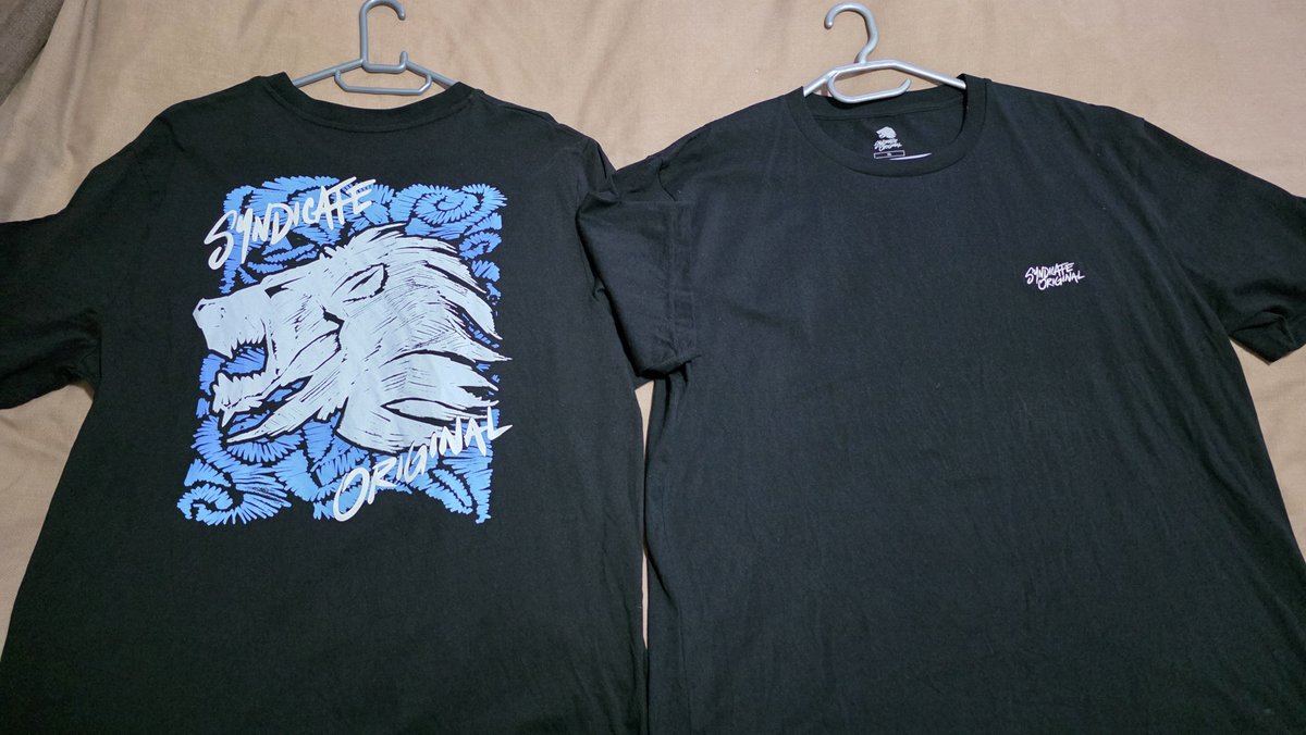 Zannas10's tweet photo. Excited to finally own my own @SyndicateOG swag! 

These 2 shirts has had a long travel across the world. From the UK to Germany, Germany to Hungary, Hungary to Qatar, and finally Qatar to South Africa where their new home will be.

@Syndicate https://t.co/JBSTgUVUYt