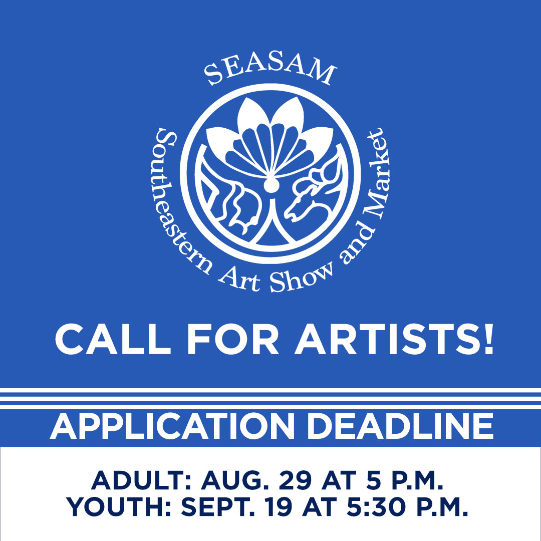 ChickasawNation's tweet photo. The 2026 Southeastern Art Show and Market (SEASAM) and SEASAM Youth artist applications are now open to artists from federally recognized Southeastern tribes! https://t.co/SwRmDqBWA7