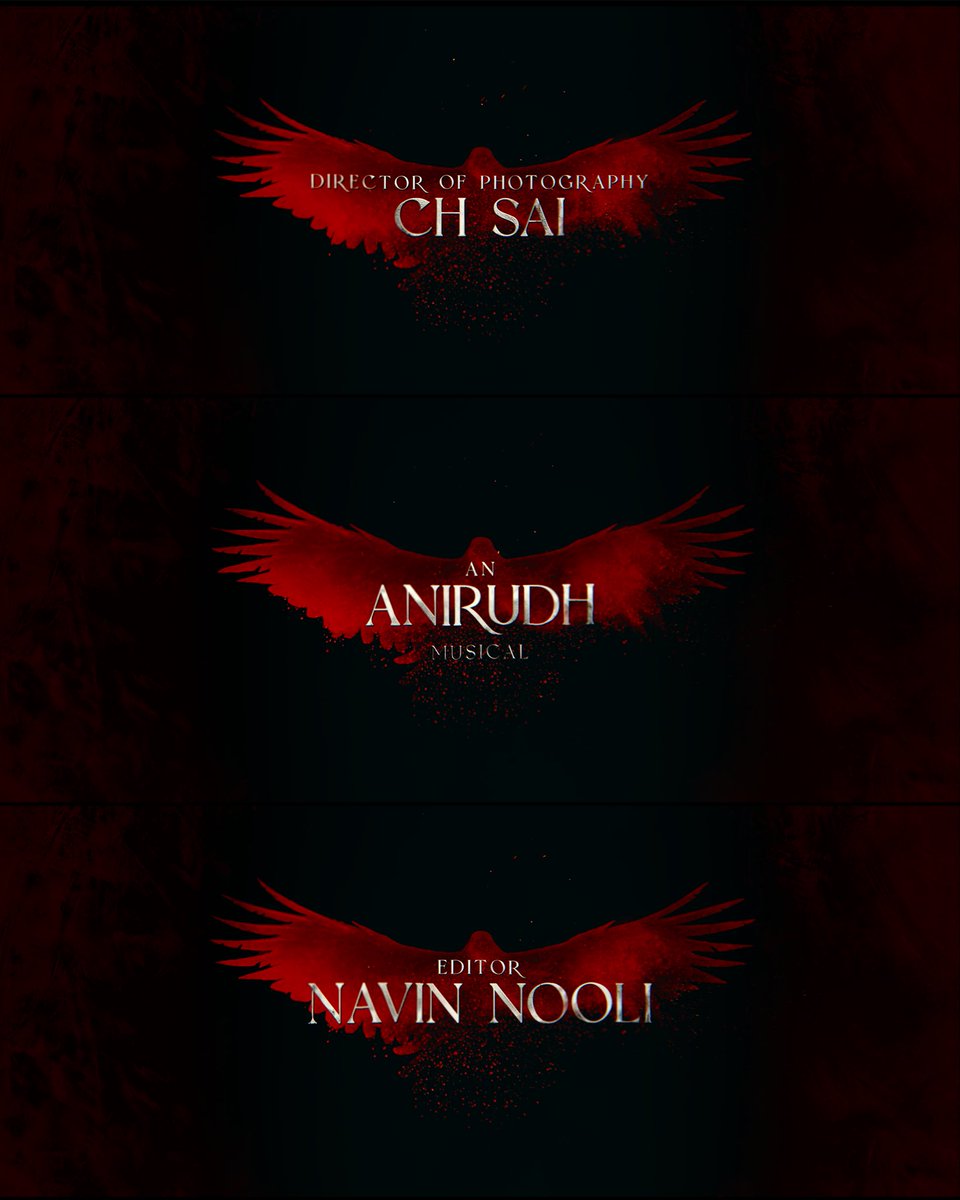 ItsAdityaRaman's tweet photo. Teaser title cards for @TheParadiseOffl 🐦‍⬛

#TheParadiseTeaser ☄️ https://t.co/2Or9FEHQdX