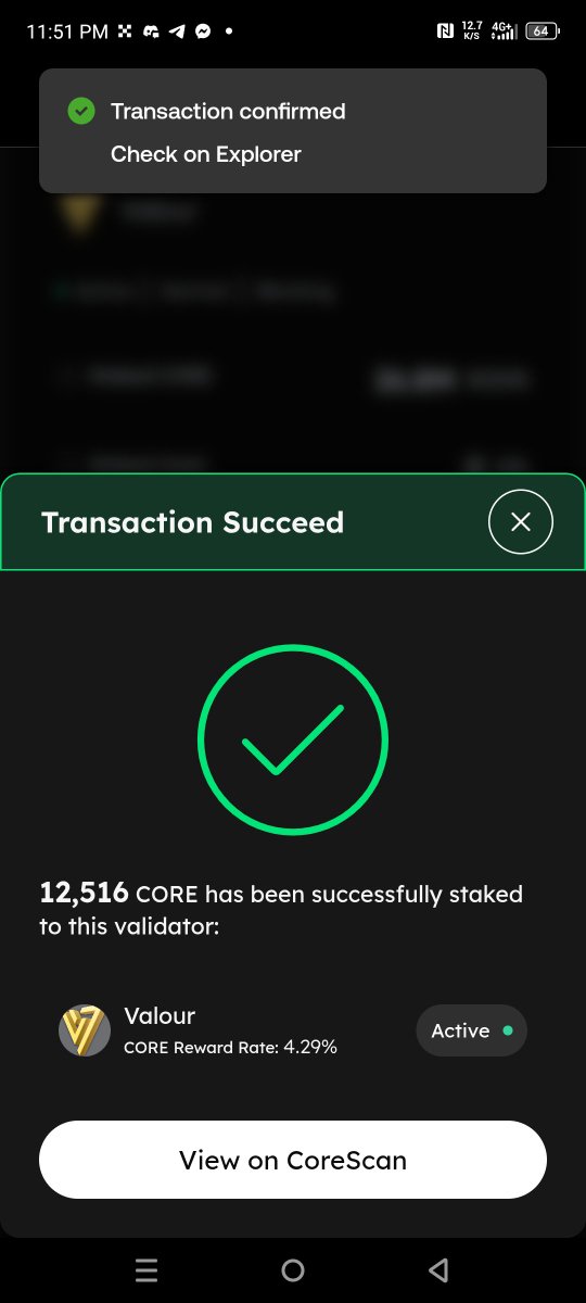 Bitaccelerate's tweet photo. Another day! Another 12k #Core  to stake! Keep on staking guys and stake them all! 💪😎👌

#Justusecore 🔶 https://t.co/PIVItcMXuQ