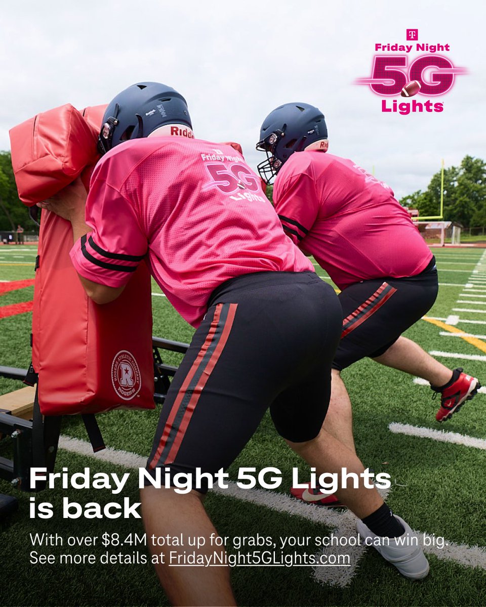 Breezee111's tweet photo. Can't wait to see small-town communities rally behind their teams this season. 🏈

#TeamMagenta https://t.co/RO8W4tP7xW