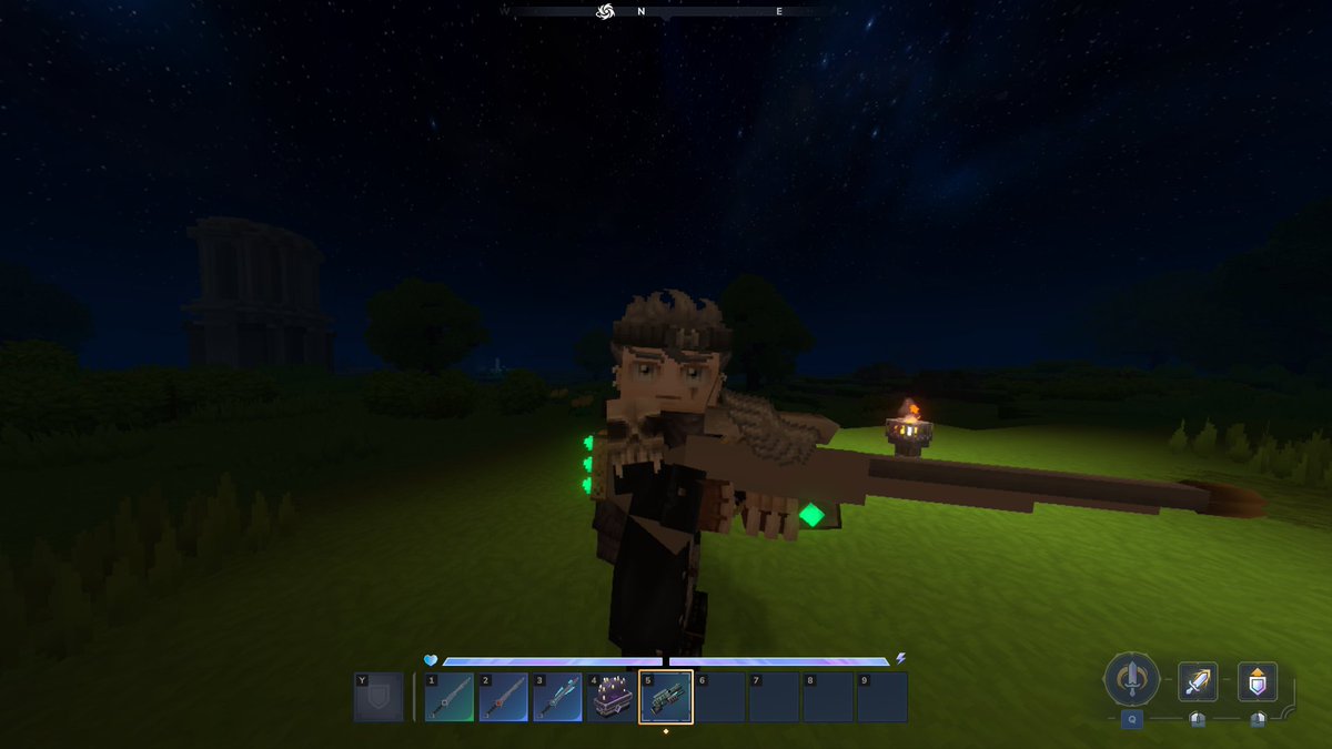 Pilipchen1's tweet photo. I know how to make stuff glow now :0 Updated the Moontide Greatsword and im working on the second Legendary Weapon (Sniper) with the same Theme for @BeyondHytale Learning so much and having so much fun :) #Hytale #HytaleModding #Blockbench https://t.co/RE2Qrhr1Mw