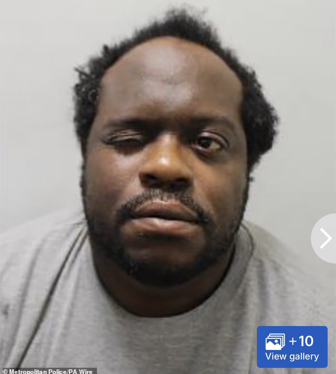 CPhilpOfficial's tweet photo. This is Simon Levy

This monster has just been convicted of murdering two women and a rape

When previously arrested he was let out on bail and committed six sex attacks including rape while bailed 

Yet Lucy Connolly was remanded in custody (ie not bailed) for a mean tweet.  Another example of two tier justice

This man should never have been given bail or released on licence

He will clearly keep murdering and raping women at every opportunity. He must never see the light of day again.  And we must have no more two tier justice