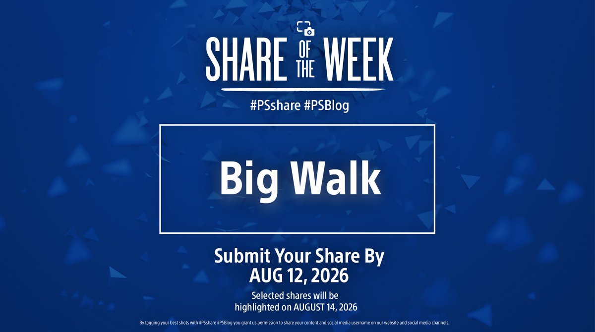 PlayStation's tweet photo. Next week, grab some friends and share moments spent puzzling together in Big Walk, available now as a PlayStation Plus Monthly game.
Use #PSshare #PSBlog for a chance to be featured. https://t.co/6NDIrlElX4