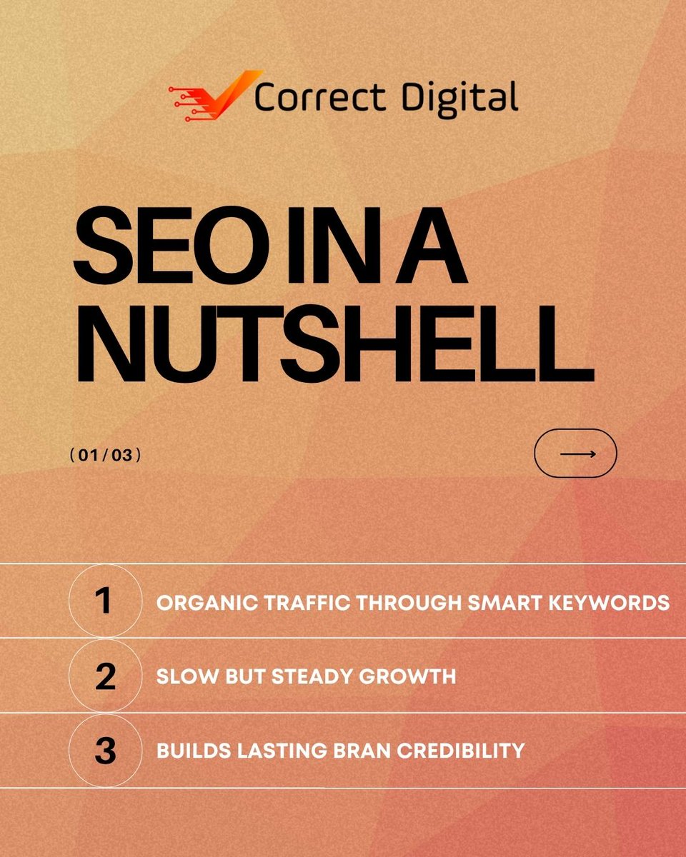 correctdigital's tweet photo. It's not a quick hack. it's a strategy that compounds over time.

SEO is the long game that keeps paying off. 

Ready to build yours?

📞 (833) 777-3444
🔗 https://t.co/JMlhqAff7S
#SEO #DigitalMarketing #CorrectDigital #MarketingTips #OrganicGrowth https://t.co/jyqyjBDtQA