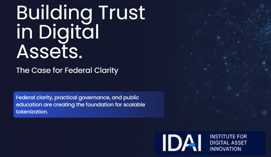 SakoraMedia's tweet photo. Trust is the foundation of every digital economy.

As digital assets continue to reshape industries, long-term success depends on more than technology—it requires transparency, governance, security, and public confidence.

In this latest article, @Kevin_Jackson, Executive Director of the Institute for Digital Asset Innovation (@IDAI_Global), explores why societal trust is essential to unlocking the full potential of digital assets.

Read the full article: https://t.co/ZMRvvsB04s

#IDAI