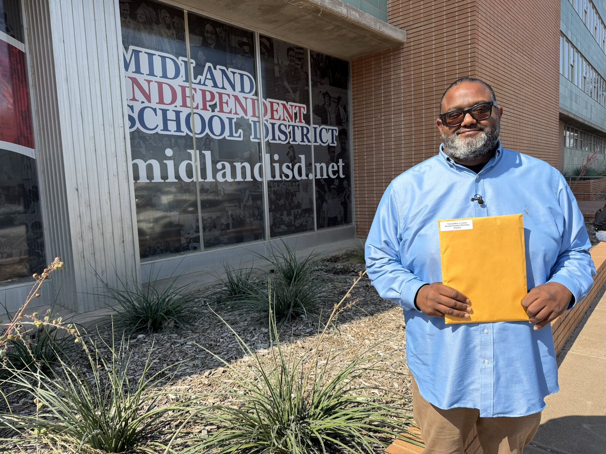 stevenpepper38's tweet photo. Community leader Karl Boroski has filed to run for the Midland ISD District 5 trustee seat.

Boroski will face business owner Latoya Mayberry in the November election to replace incumbent Brandon W. Hodges, who’s not seeking reelection. https://t.co/jiGK2Q3Fyu