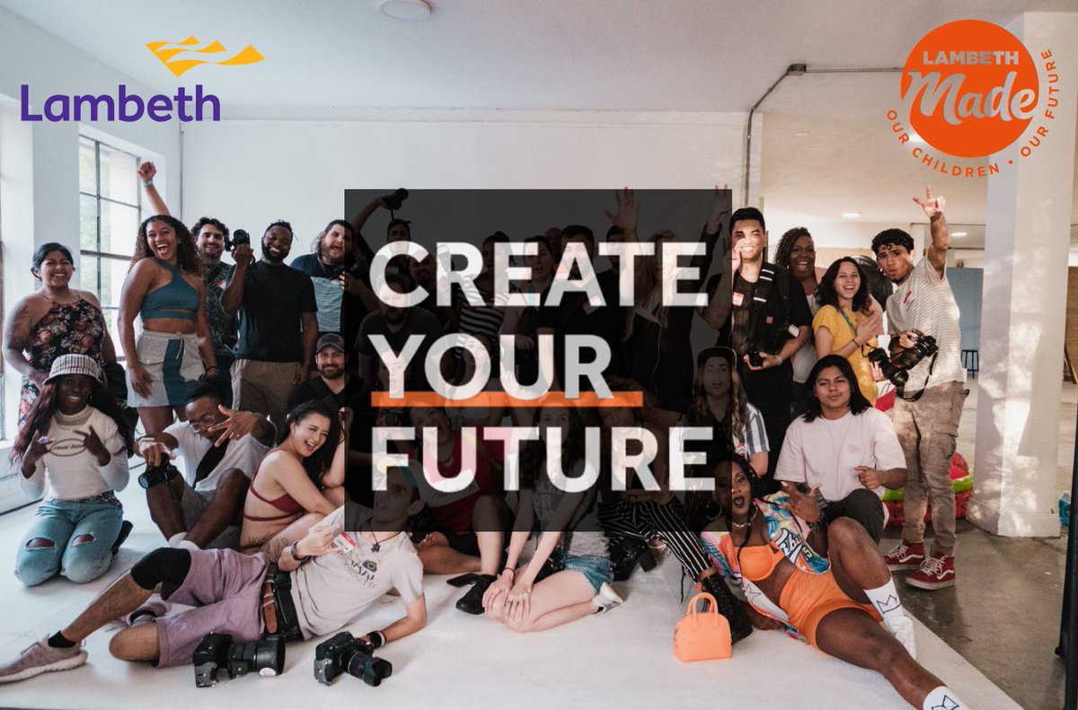 belambeth's tweet photo. Join @lambethmade Create Your Future and choose from 8 FREE summer programmes to build skills, gain experience and prepare for your next step. βοΈ
π― For Lambeth residents aged 16β19 (up to 25 with SEND or if care experienced).
π https://t.co/NuD756E0xx
#CreateYourFuture https://t.co/cqKo06ZmYY