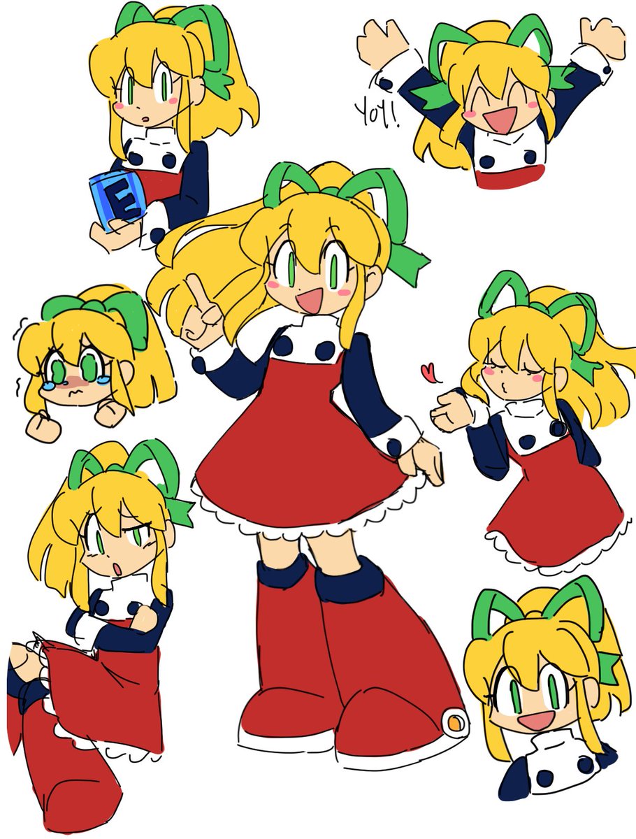 RetoroRobotto's tweet photo. #megaman #rockman 
She is the cutest... https://t.co/S7bSVv9qOL