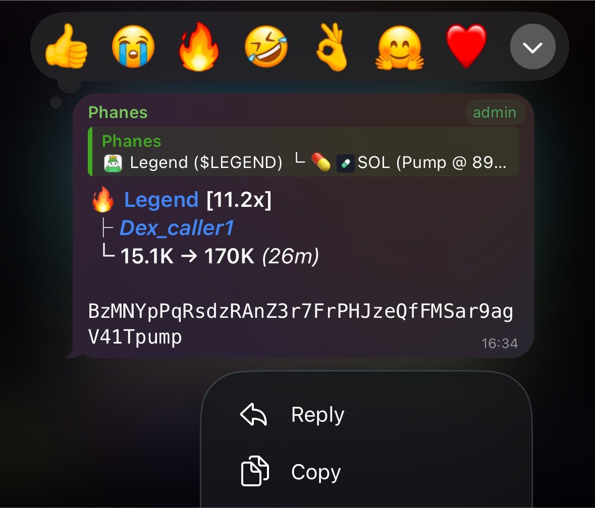 Dexs011's tweet photo. 11.2x on $Legend 
Ca; 

BzMNYpPqRsdzRAnZ3r7FrPHJzeQfFMSar9agV41Tpump https://t.co/PWlsDRFRWK
