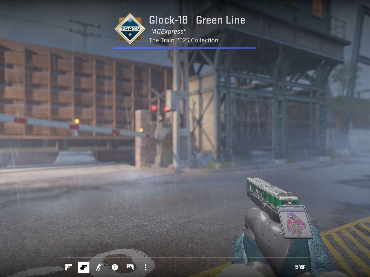 ALTRBOIcs's tweet photo. ACExpress
FN Glock-18 | Green Line
5x Sticker | Censored | Scraped 100%
1x Sticker | Aces High (Holo) | Sticker Slab https://t.co/qw9HHAh286