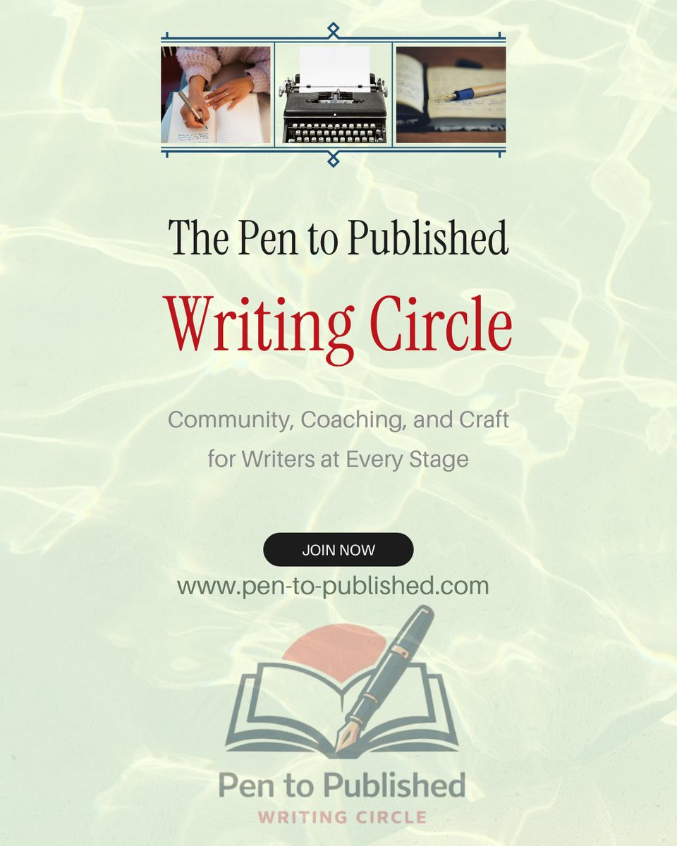 RedPenguinWeb's tweet photo. Your story deserves time, guidance, and a community that believes in it. ✨
The Pen to Published Writing Circle brings together writers at every stage.
📖Join us at: https://t.co/e1BfwXVsFk
#PenToPublished #writingcommunity #amwriting #writerslife #WriteYourBook https://t.co/FgcggAXsry