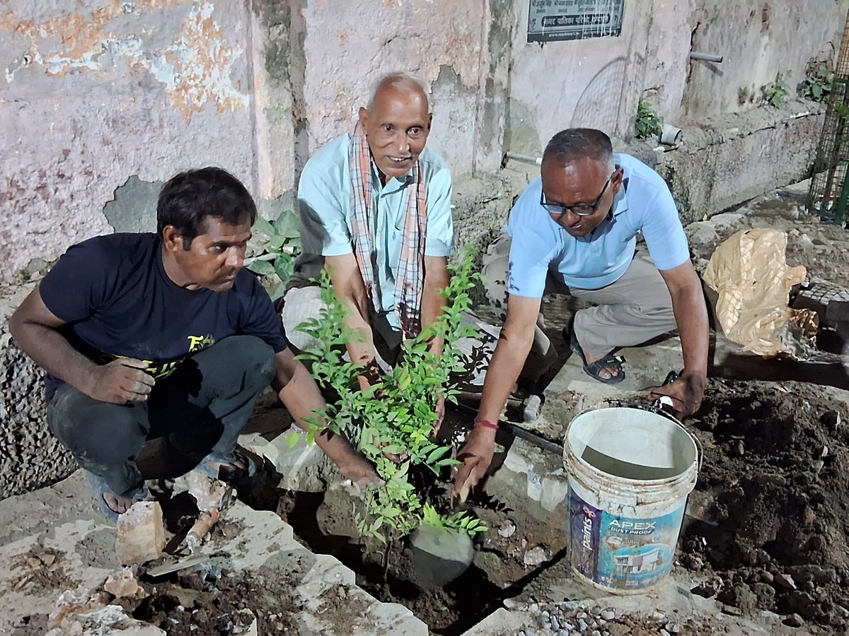 FVrindavan's tweet photo. Something beautiful is happening in Braj. People are no longer just appreciating tree plantation efforts; they are calling us and asking for trees to be planted in their own neighbourhoods. 
One tree at a time. One neighbourhood at a time. Let’s make Vrindavan greener together https://t.co/kpJH5HfTZS