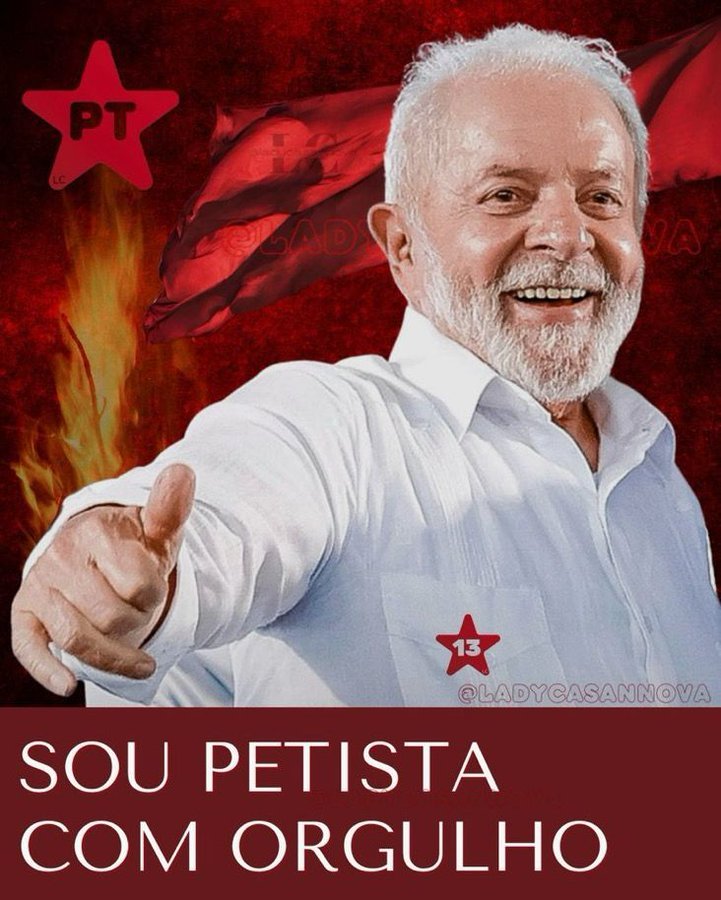 MaluNogueiraPT's tweet photo. Nosso ❌istaço vai começar! 🚀 Vamos contagiar a rede com as conquistas do nosso país. Poste, curta e retwiter. Nossa meta é o 1° lugar dos assuntos mais falados! 💪 

Use as tags e a hashtag: 👇

LULA É SOBERANIA 𓆩♕🇧🇷𓆪
MEU VOTO É LULA 🙋🙋🏾‍♀️🙋🏽‍♂️
#LulaFazAdiferença ✦ 🚀🌱 ✦ https://t.co/WOGBuXUSHX