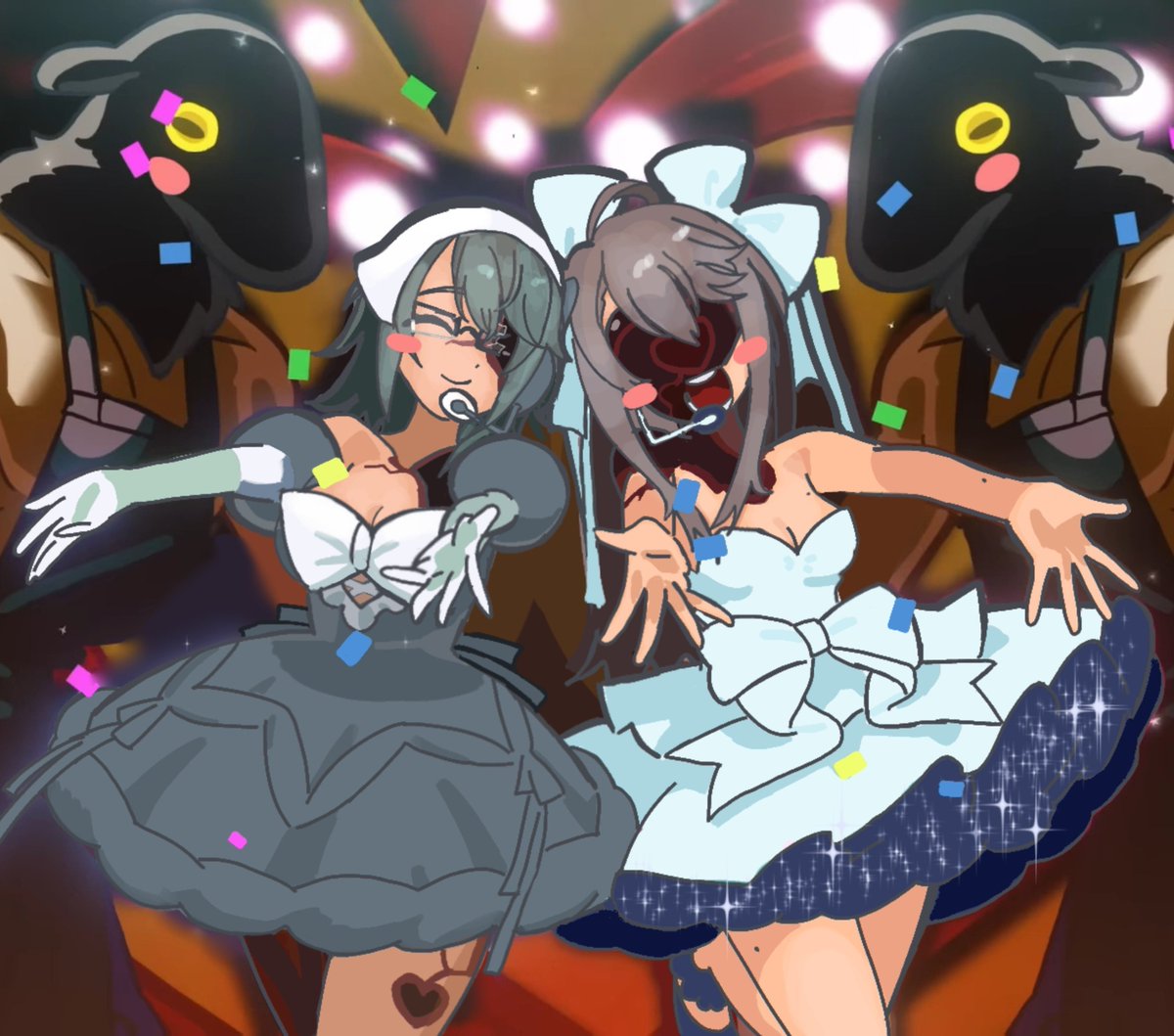 asareki's tweet photo. i might like asareki yuri a little too much - 🌅 #asareki #旭歴 https://t.co/6zmZ7R6qzs