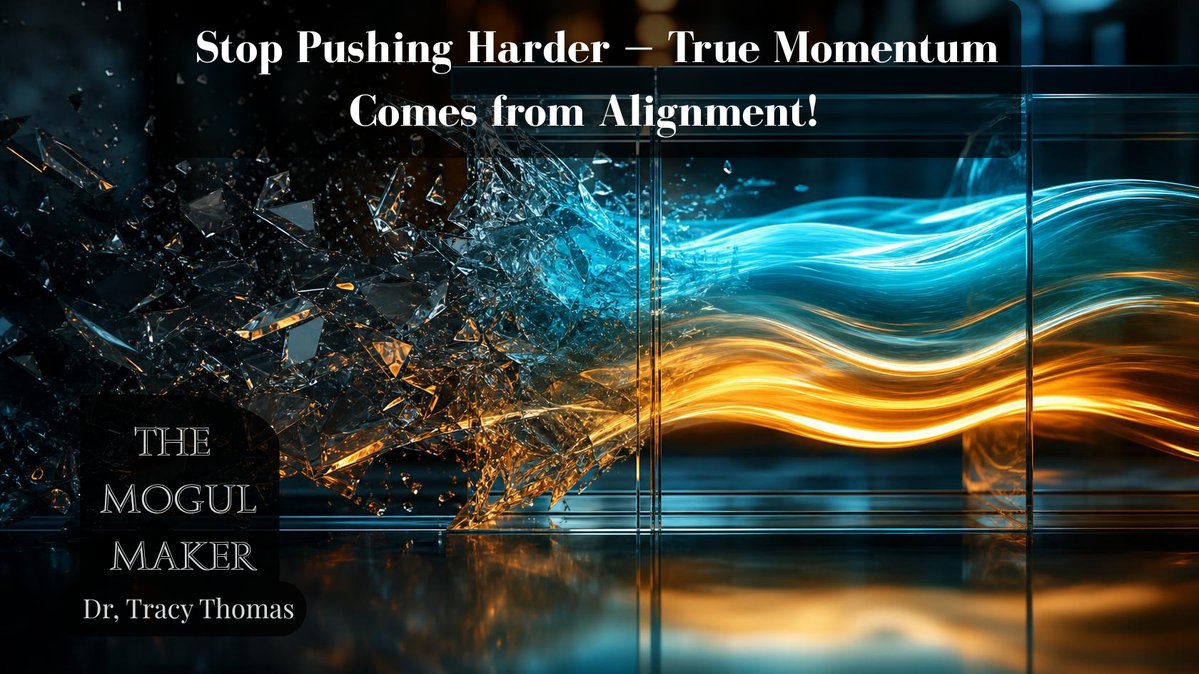 MogulMakerDrT's tweet photo. Force creates resistance. Flow creates conduction. ⚡
Description: Stop trying to break through brick walls with brute force. Align your organization's energy, reduce friction, and let momentum build naturally.
#FlowMindset #ExponentialEdge #Leadership #Productivity https://t.co/5D3a6UI3OZ