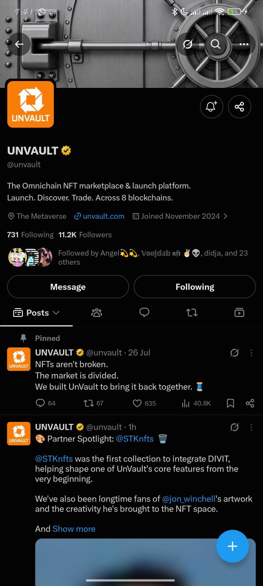 _joe_eth_'s tweet photo. @Escrovana @unvault 0xd499899eabbba661603d6a0820fb1de95ca6a81d
@Dboy_Hef @angelic_2007 @Justman_147 https://t.co/LS8zkMM4vI