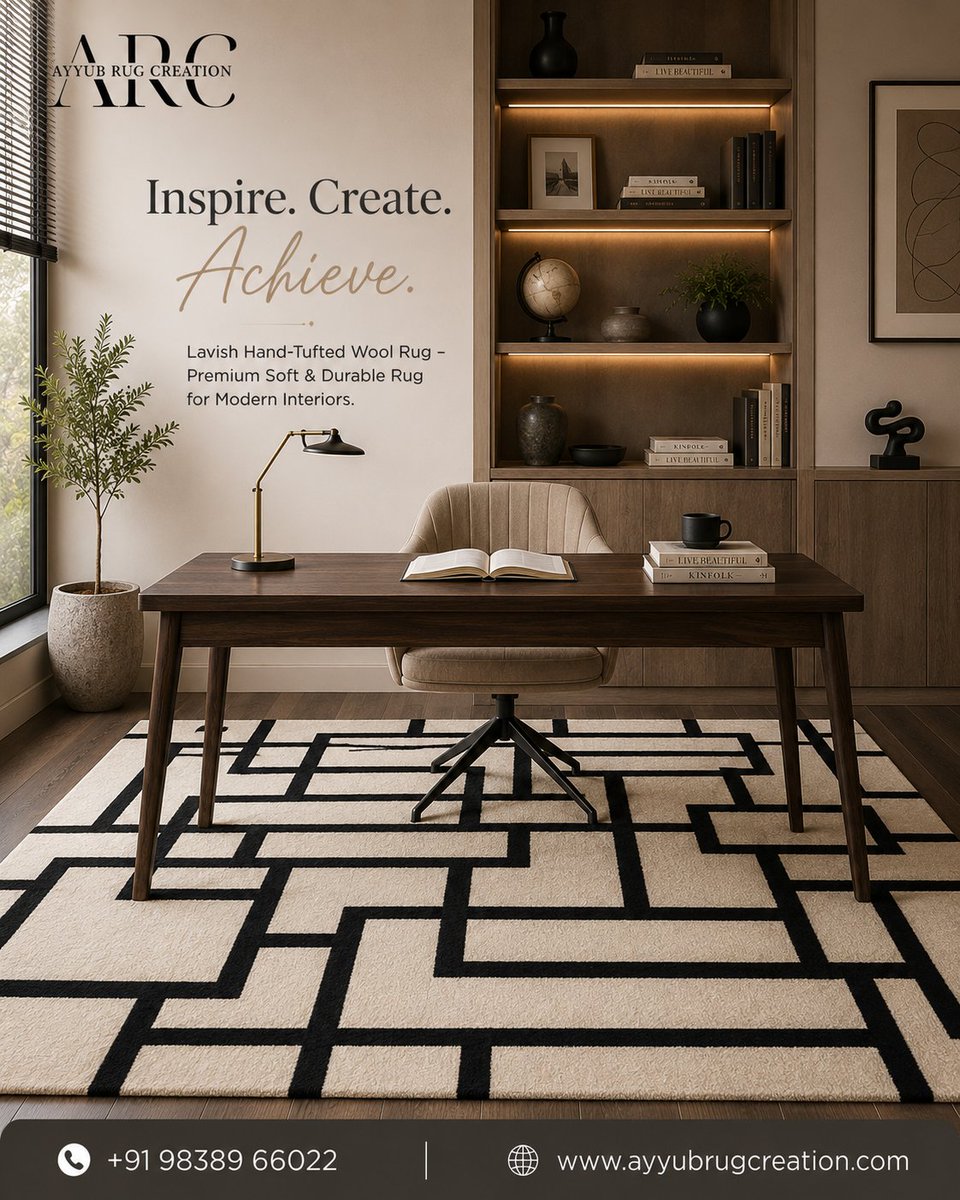 AyyubRug's tweet photo. Elevate Every Space with Timeless Luxury 
Introducing our Lavish Hand-Tufted Wool Rug — a perfect blend of modern design, exceptional comfort, and lasting durability. Crafted to complement every corner of your home, this premium wool rug brings warmth and sophistication... https://t.co/putihdo4a2