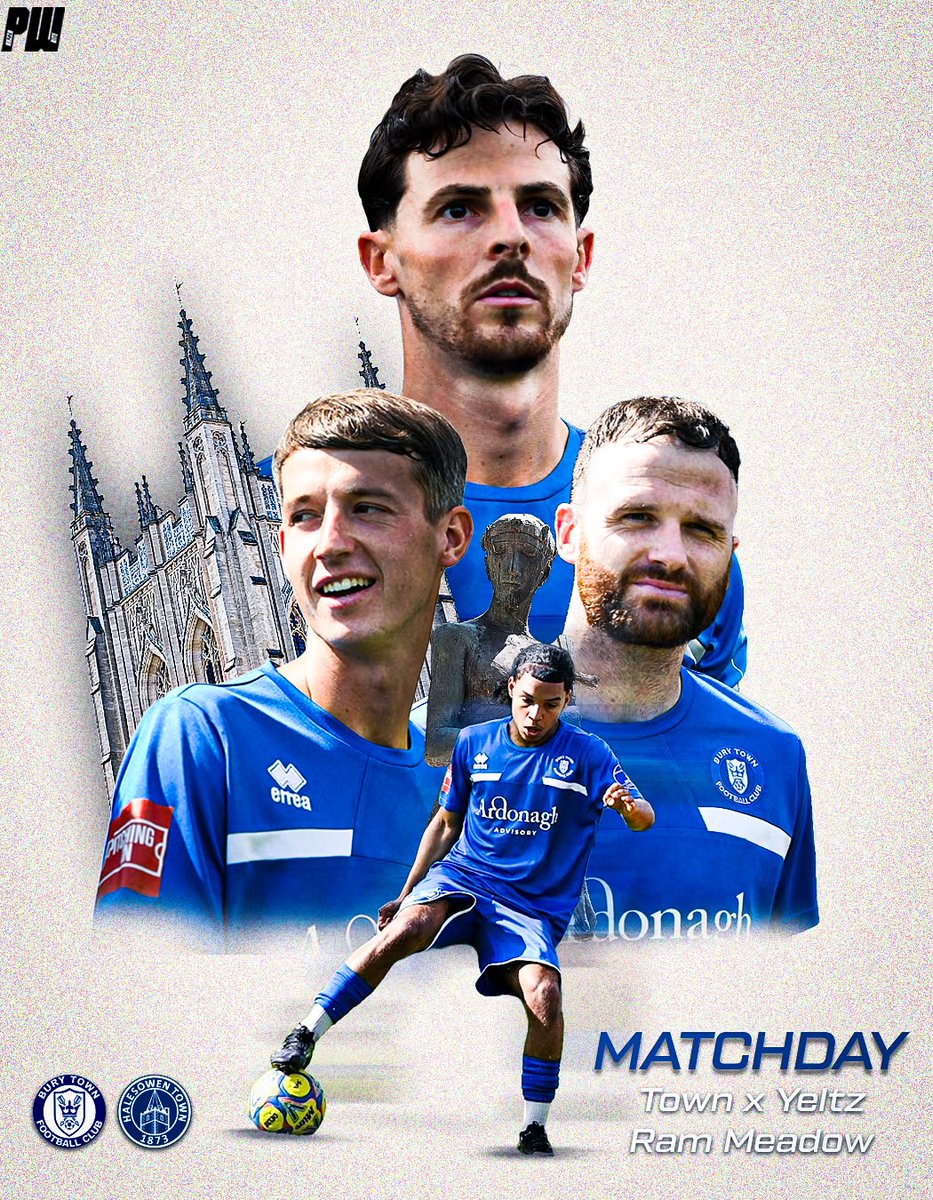 BuryTownFC's tweet photo. WE ARE BACK! 💥

🆚 @halesowentownfc 
🏟️ Ram Meadow
🏆 @SouthernLeague1 Premier Central
⏱️ 3pm https://t.co/WYzcvj72TP