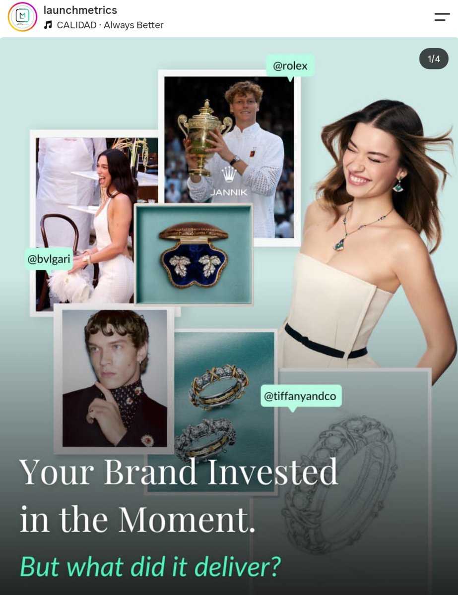 Taliafra0's tweet photo. ✨ Being featured by Launchmetrics is more than just a mention. It reflects real influence in the luxury industry. Among thousands of celebrity brand collaborations worldwide #AfraSaraçoğlu was selected as a standout example of measurable impact and value. A truly well deserved global recognition. 💎🌍