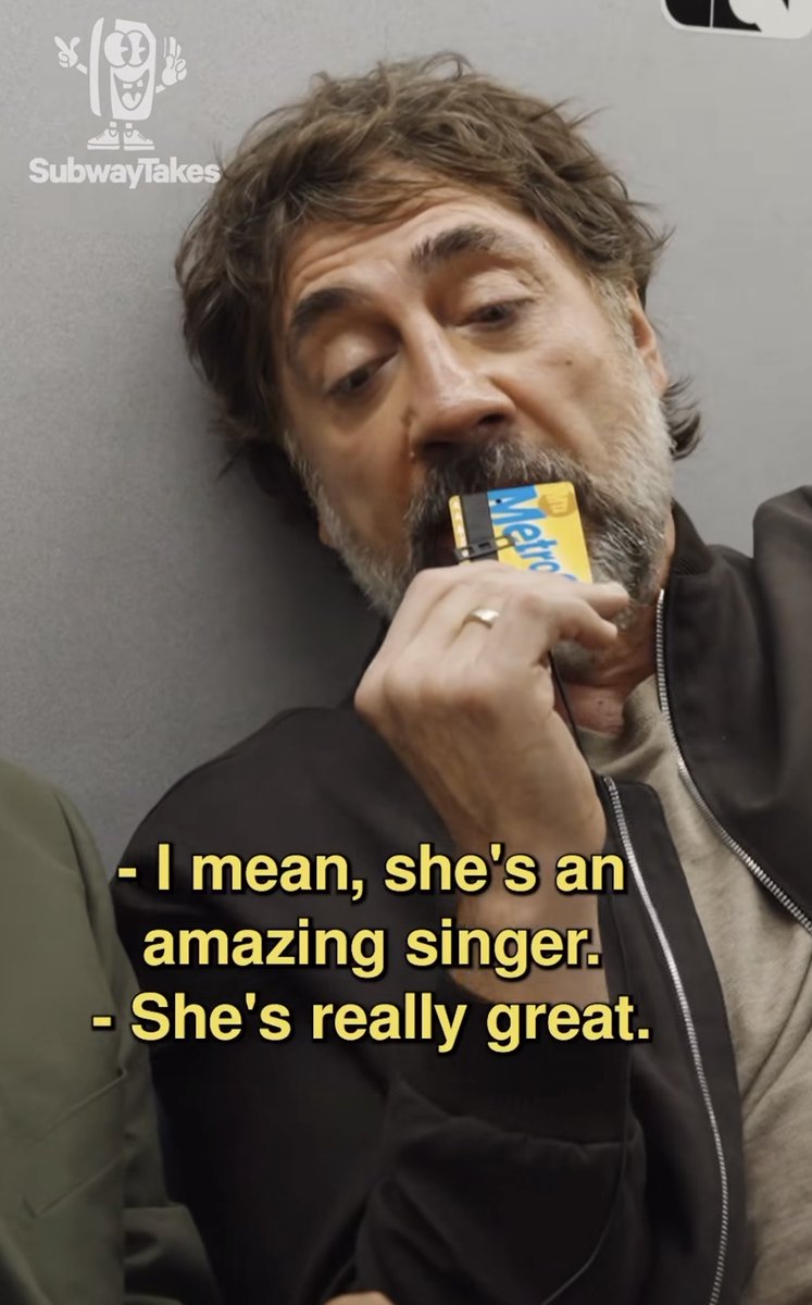 ohmgeist's tweet photo. Javier Bardem knows what’s good https://t.co/bCXCzXThQa