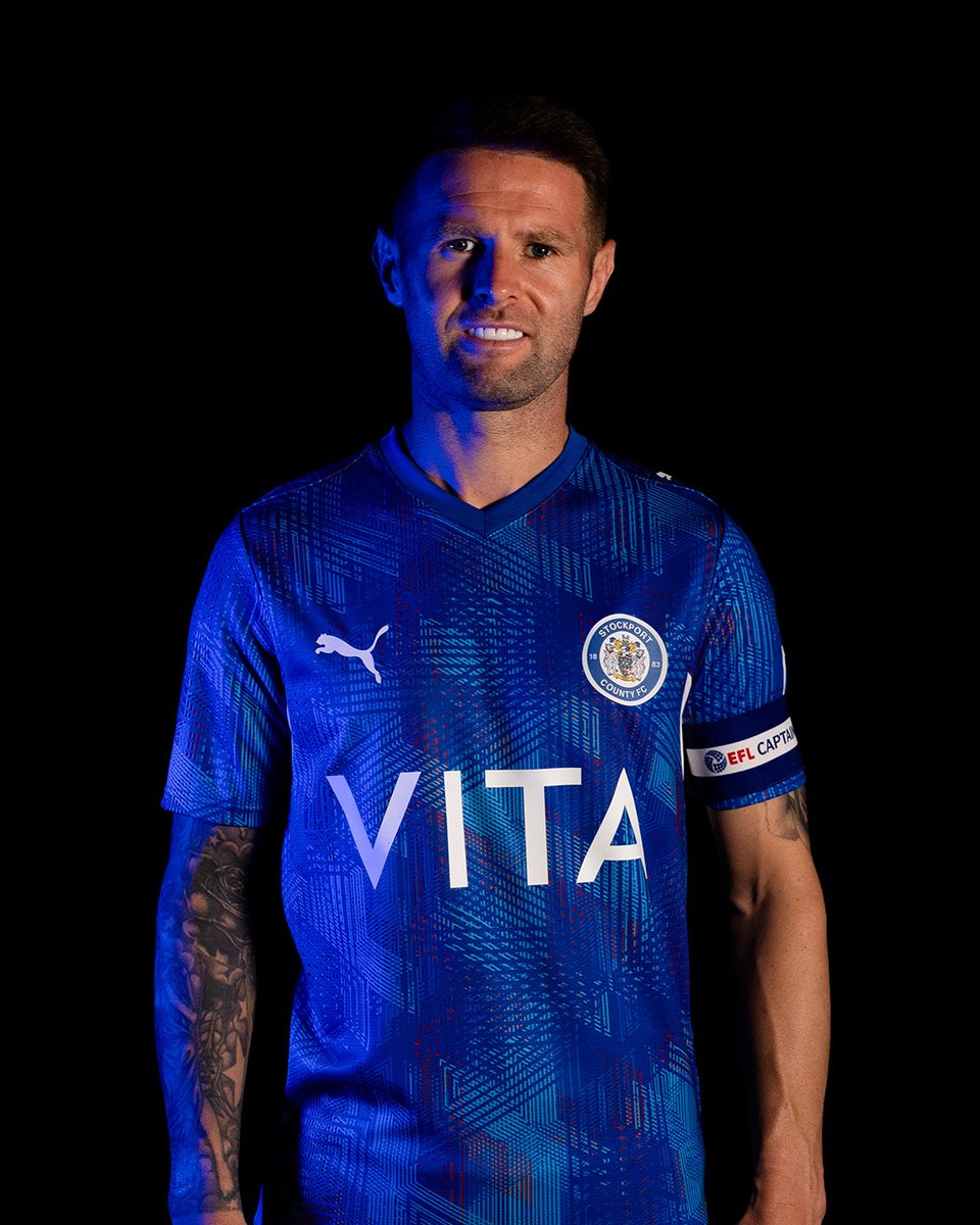 StockportCounty's tweet photo. Introducing your County captain ©️

Ollie Norwood has been handed the armband for the 2026/27 season, beginning with tomorrow's season opener against Doncaster Rovers at Edgeley Park.

Congratulations, skipper!

#StockportCounty | @OllieNorwood_
