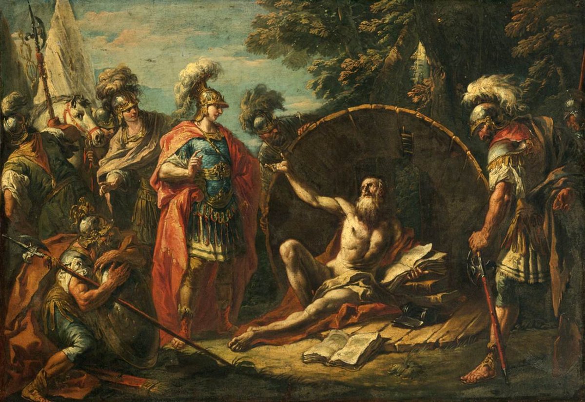 Parsifel1's tweet photo. Alexander and Diogenes https://t.co/IaynAPzYT5