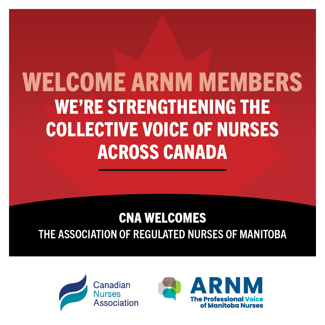 canadanurses's tweet photo. Manitoba nurses bring important expertise, experience and perspective to national conversations about nursing and health care.

We’re proud to welcome ARNM members to CNA through our new affiliation — strengthening the collective voice of nurses across provinces, territories, roles, and practice settings.

And this September, that connection comes to Winnipeg. CNA Conference 2026, with the theme The Power of Nurses to Transform Health — Our Expertise, Our Impacts, is taking place September 21–23, alongside ARNM’s annual general meeting.

The conference is your chance to learn from nursing leaders, explore the latest in health policy and practice, and connect with colleagues from across Canada. We hope to see you there!

Learn more: https://t.co/QeefeW1tCk
--
Les infirmières et infirmiers du Manitoba contribuent leur expertise, leur expérience et leur perspective importantes aux conversations nationales sur les soins infirmiers et la santé.
Nous avons le plaisir d’accueillir les membres de l’ARNM au sein de l’AIIC grâce à notre nouvelle affiliation, renforçant ainsi la voix collective des infirmières et infirmiers dans l’ensemble des provinces, territoires, rôles et milieux de pratique.

Et en septembre prochain, ce lien se ramifiera jusqu’à Winnipeg. La conférence de l’AIIC 2026, ayant pour thème Le pouvoir des infirmières et infirmiers de transformer la santé — notre expertise, nos impacts, aura lieu du 21 au 23 septembre, conjointement avec l’assemblée générale annuelle de l’ARNM.

Cette conférence sera l’occasion d’apprendre auprès de chefs de file en soins infirmiers, de découvrir les dernières avancées en matière de politique et de pratique de la santé et de tisser des liens avec des collègues de partout au Canada. Nous espérons vous y rencontrer!

Pour en savoir plus : https://t.co/Bxko6depKS

#CNA2026 #NursingLeadership #StrongerTogetherARNMCNA
#AIIC2026 #LeadershipInfirmier #PlusFortsEnsembleARNMetAIIC