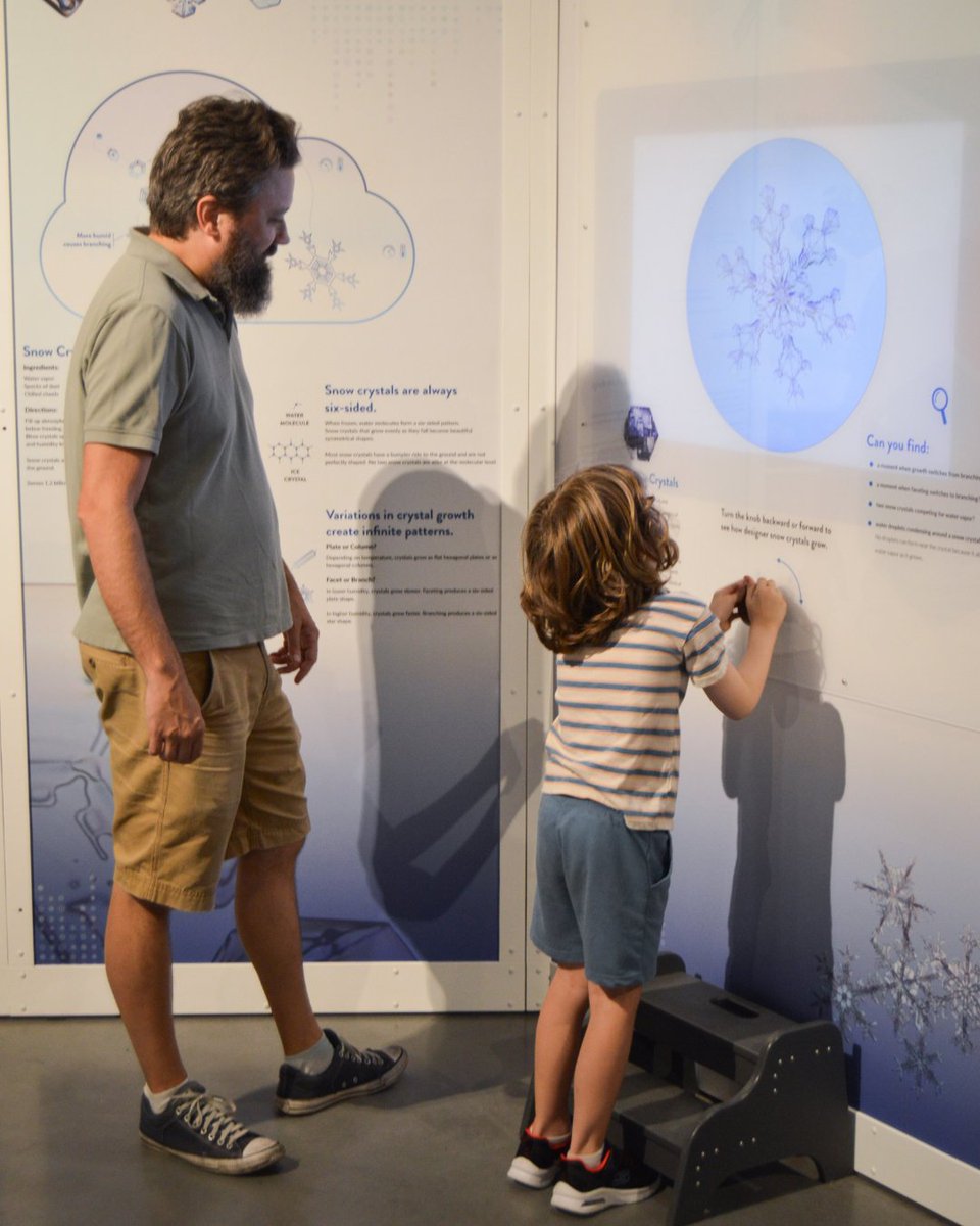 cademuseum's tweet photo. ❄️ Discover the surprising science behind SNOW: Tiny Crystals, Global Impact and enjoy the coolest way to spend a summer day 😉

📍 On view now
⏰ Thursday–Sunday | 10AM – 4PM

💙 Sponsored in part by Visit Gainesville, Alachua County.

#Inventivity #ThingsToDoGainesville #GNV https://t.co/Fmc4gB7blN