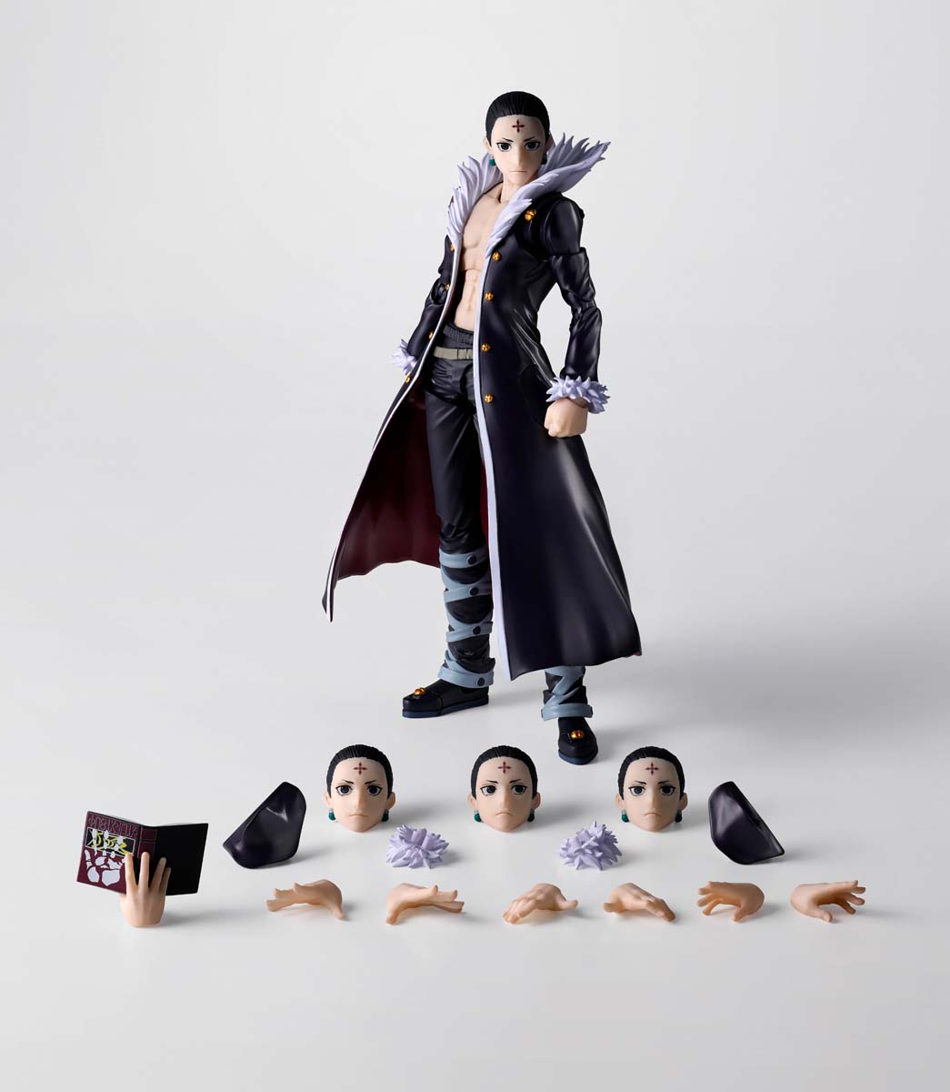 TamashiiNations's tweet photo. S.H.Figuarts Chrollo
Estimated Release: March 2027

The leader of the Phantom Troupe, notorious across the world, is recreated with a variety of facial expression parts, the conjured book, and interchangeable hand parts.

Pre-orders are now available
https://t.co/rsc3XZisMS

#hxh https://t.co/goCLsY80iA