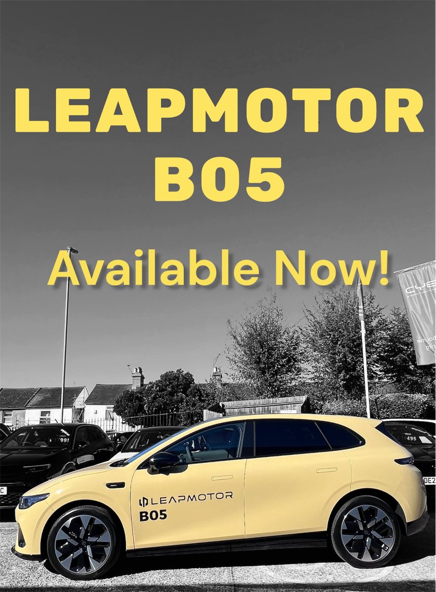 ebMotoring's tweet photo. The New Leapmotor B05 has landed! 

Arrange a test drive today in this awesome, tech savvy, speedy addition to the range. 

0-62mph in 6.7 seconds Launch Control! Take the Leap &amp; Change the Game. 

Contact Dean at EMC Leapmotor on 01323 745304 or dean.matthews@emcgroup.co.uk https://t.co/T2epxhsCU8
