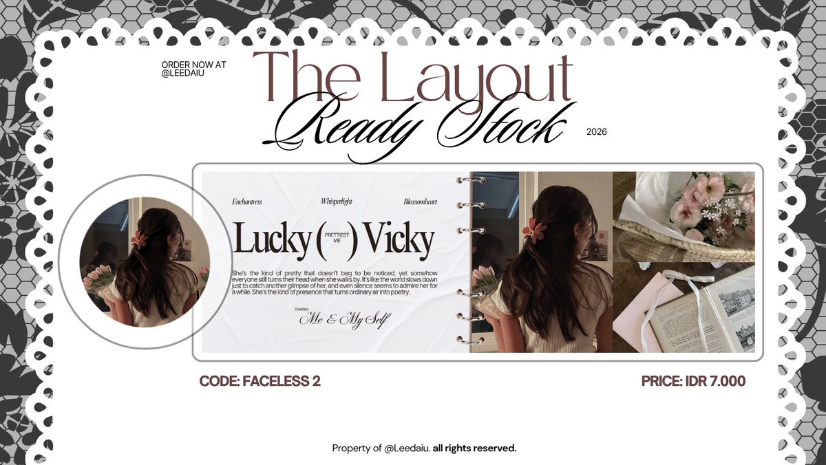 leedaiu's tweet photo. help repost boleh? #bealanja 

aku ada ready stock layout ulzzang faceless yang bisa diklaim di dm atau tele seharga 7.000 aja! kode layout bisa dicek di pict ya. mari jajaan kak? hasil 50% layout akan didonasikan untuk charity.

tag. wts want to sell layout faceless https://t.co/bUeUe5OnT4