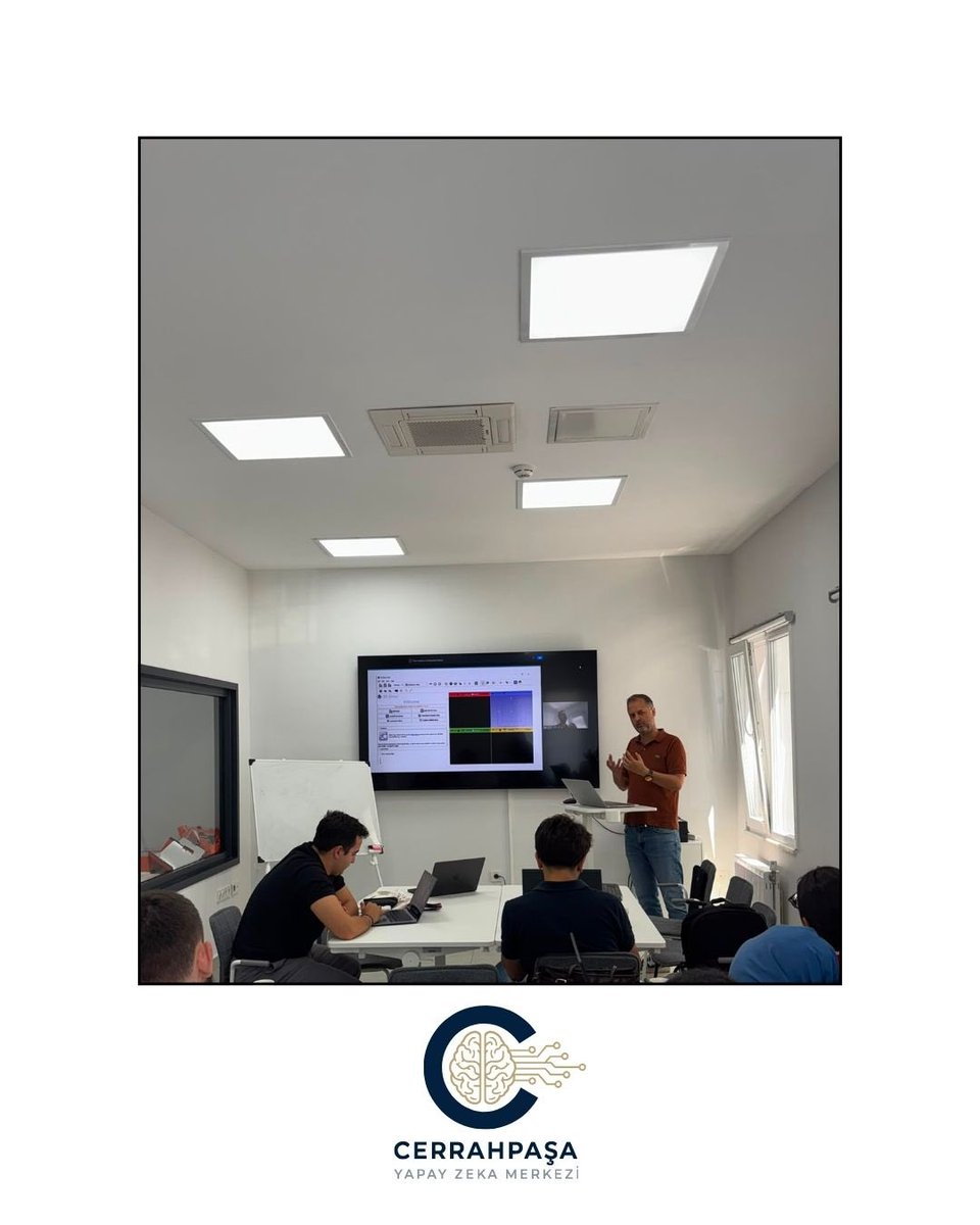 iuceyazem's tweet photo. 🧠 Tıpta Yapay Zeka Okuryazarlığı Yaz Okulu’nda ikinci haftayı tamamladık!

Bu hafta yapay zekanın katmanları, veri setleri ve tıbbi modellerde kullanılan algoritmaları ele aldık.

Katılım sağlayan tüm katılımcılarımıza teşekkür ederiz.

#Cerrahpaşa #YapayZeka #MedicalAI https://t.co/IDfUgNCQ4C