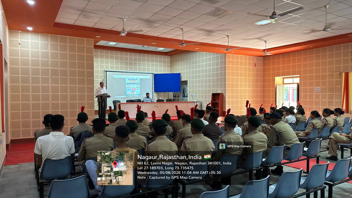 PremNurture's tweet photo. TB Mukt Bharat Abhiyan Awareness Rally @NCC,SBRM Govt College Nagaur @HQ_DG_NCC @HQ_DG_NCC_ @DrSatishPoonia @Nathmal70602774 https://t.co/706jFGitfc