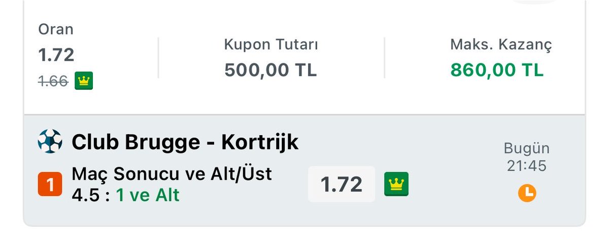 utiwinner's tweet photo. Hedefimiz 12 adımda 100.000₺ ⏳

1. Adım: 500₺ > 860₺ https://t.co/TP4ucN5OmD