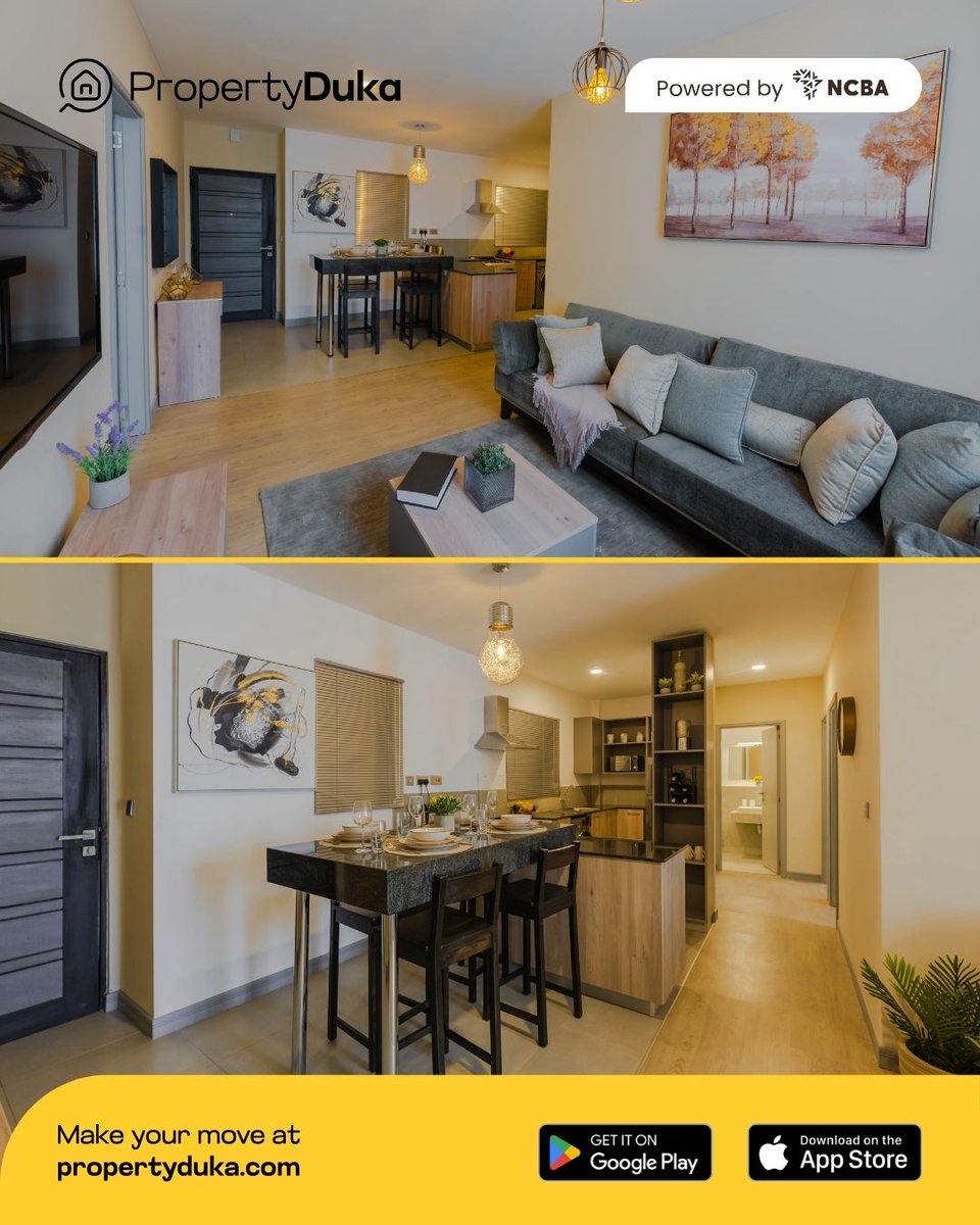 PropertyDukaKe's tweet photo. Modern comfort, secure living, family-ready. 🏡✨
3BR apartment | Pool, gym &amp; playground | Garden views | CCTV security | Parking + water storage
KES 9.25M cash | From KES 83,403/mo (25yrs)
3BR/2BA | Tilisi, Limuru
https://t.co/V1RoUkj7TG
#PropertyDuka #YourMove https://t.co/H7hQDcYrkm