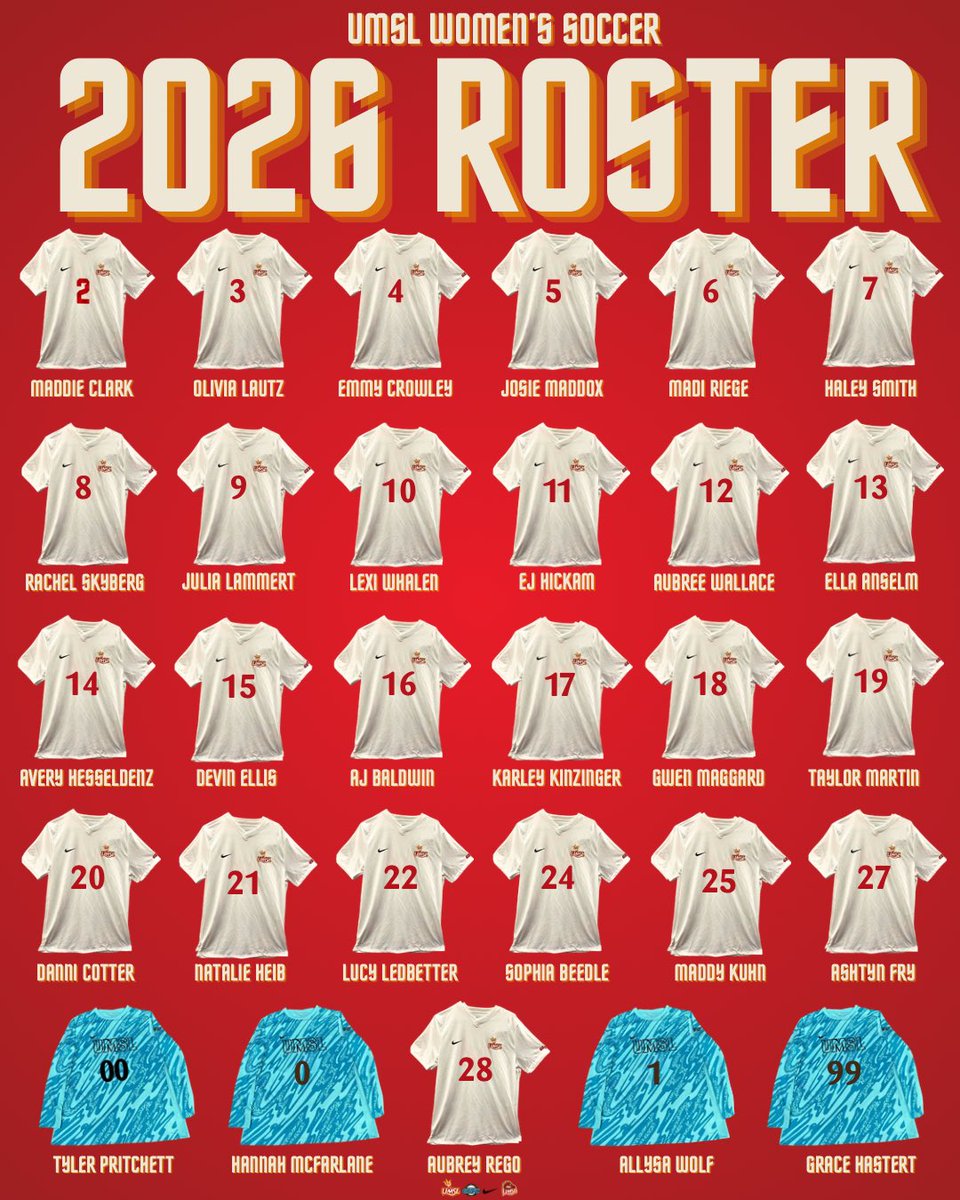 UMSLWSOC's tweet photo. Announcing the 2026 Roster! 

#FearTheTriton https://t.co/MwzpIyYzjH