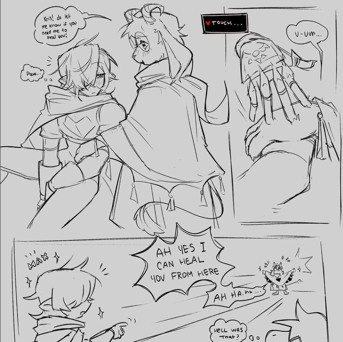 Straberrymiilk's tweet photo. :3
#deltarunefanart #kralsei https://t.co/b4eAn2GuT6
