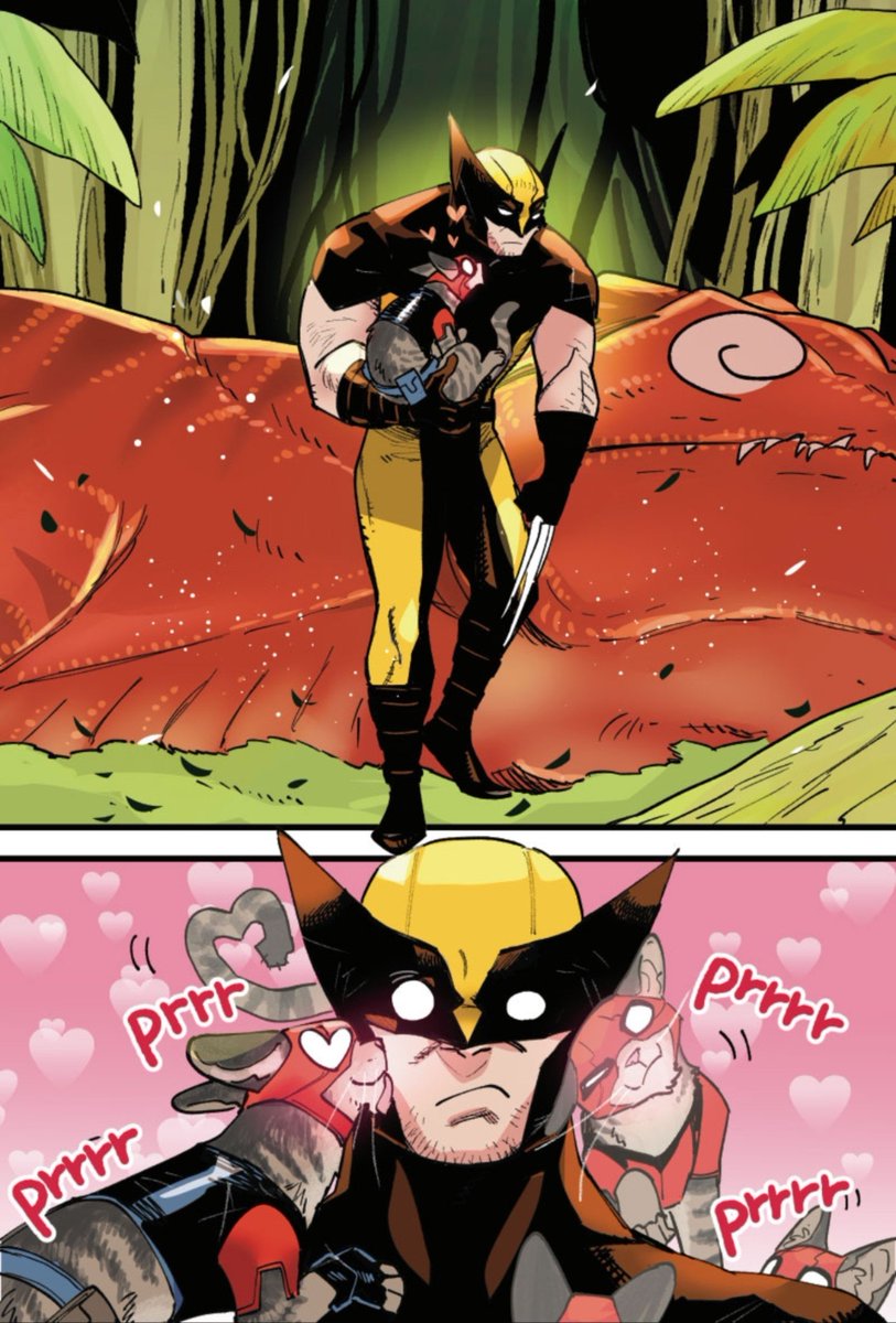 waka_tyakku's tweet photo. Marvel Meow Infinity Comic #40
https://t.co/t3HlWJEFqX
 ねねね猫デプだってウルヴィ大好き〜！！！！！！？？？
キャットプールのしゅきしゅきアタックｵｱ〜〜！！😻💞 https://t.co/rU3xqMM692