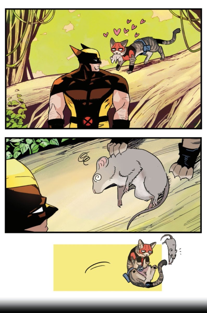 waka_tyakku's tweet photo. Marvel Meow Infinity Comic #40
https://t.co/t3HlWJEFqX
 ねねね猫デプだってウルヴィ大好き〜！！！！！！？？？
キャットプールのしゅきしゅきアタックｵｱ〜〜！！😻💞 https://t.co/rU3xqMM692