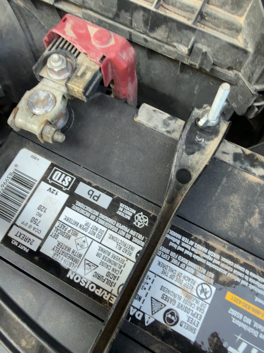 DHowellScott's tweet photo. A week ago, my son and daughter-in-law's van wouldn't start. We replaced the battery.

This morning...it wouldn't start again.

No click. No sound. Nothing.

I was convinced something major had failed.

Before calling a tow truck, I checked the battery one more time.

The positive terminal was just slightly loose.

I tightened it with my fingers.

The doors locked.

The van started immediately.

Such a small thing. Such a big difference.

It reminded me of Jesus' words:

"Apart from Me you can do nothing." — John 15:5

A loose connection can keep a battery from delivering power.

And a life that isn't abiding in Christ won't bear spiritual fruit.

How's your connection with Jesus today?