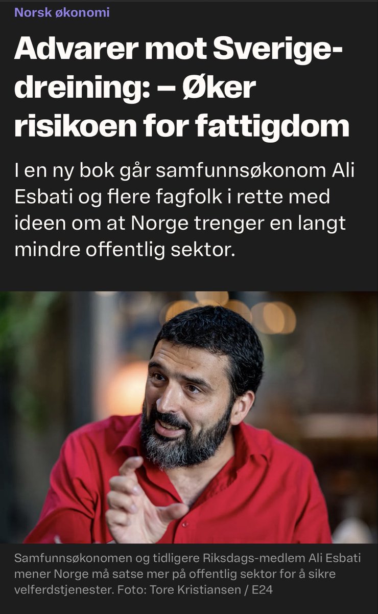 ClaironMads's tweet photo. Fascinerende med økonomer som ikke helt forstår hva økonomi er. Skal velferden fortsette så må det skje verdiskapning. Slike politiske synspunkt er ikke å være økonom, her har du en politisk (venstre) slagside. Litt merkelig i det hele tatt å argumentere for dette. https://t.co/6n0sKYTlvL