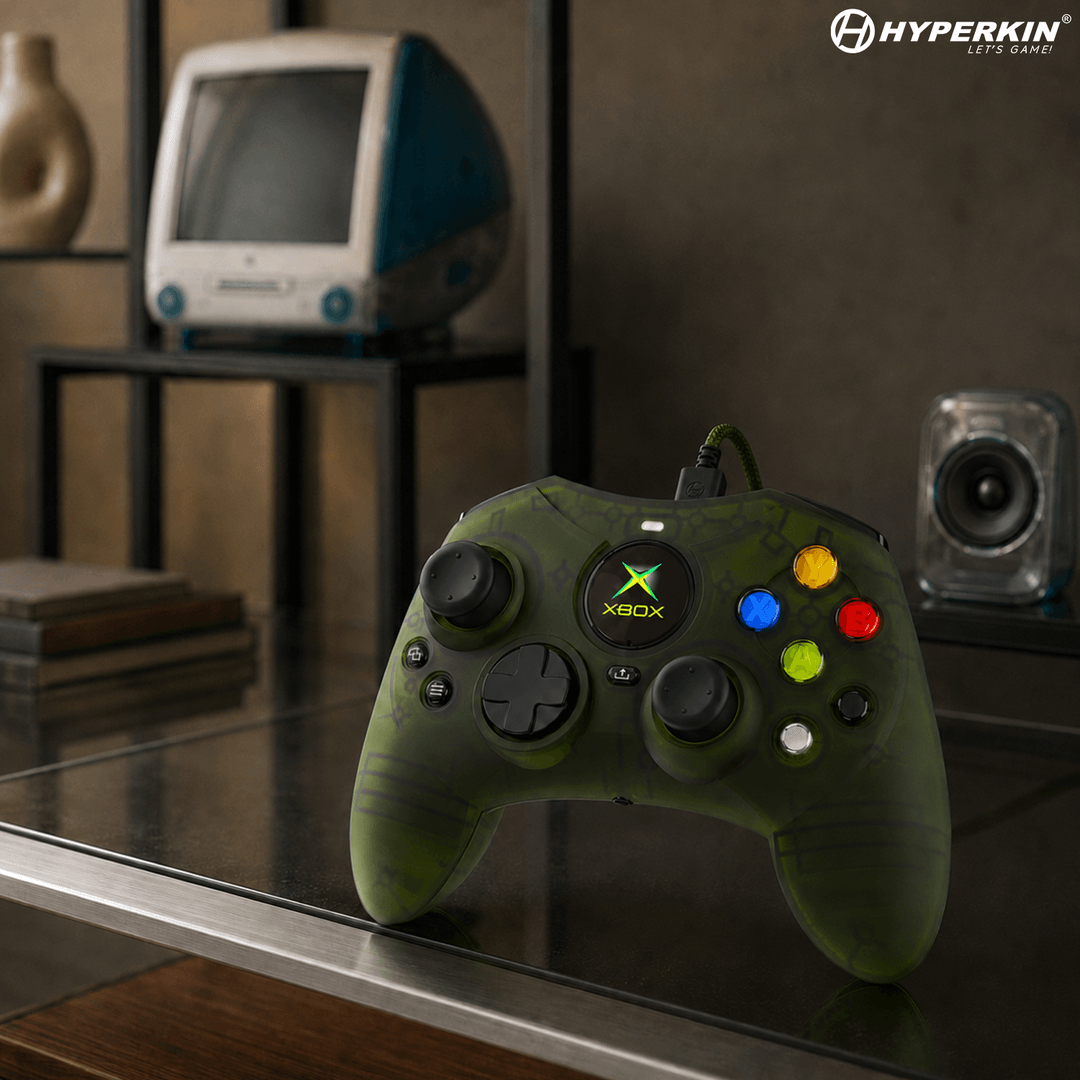 Hyperkin's tweet photo. For those who like their retro referenced a little more refined, the DuchesS brings classic Xbox character into a setup that still feels current.
๐ https://t.co/THHQQmTheY
#XboxSetup #RetroGaming #GamingController #PCGaming https://t.co/97MeaSuYUD