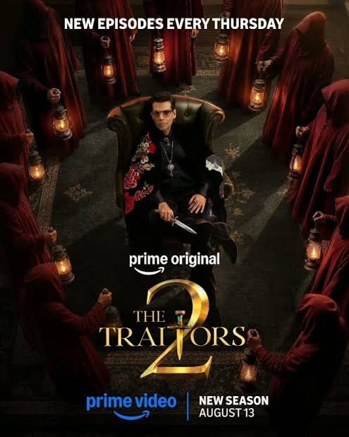 moonshine_bene's tweet photo. The promo has officially raised the hype. The Traitors is back with a cast that's impossible to ignore. 🔥

 #TheTraitorsOnPrime #PrimeVideo #RealityTV https://t.co/QKgA3JgpkS