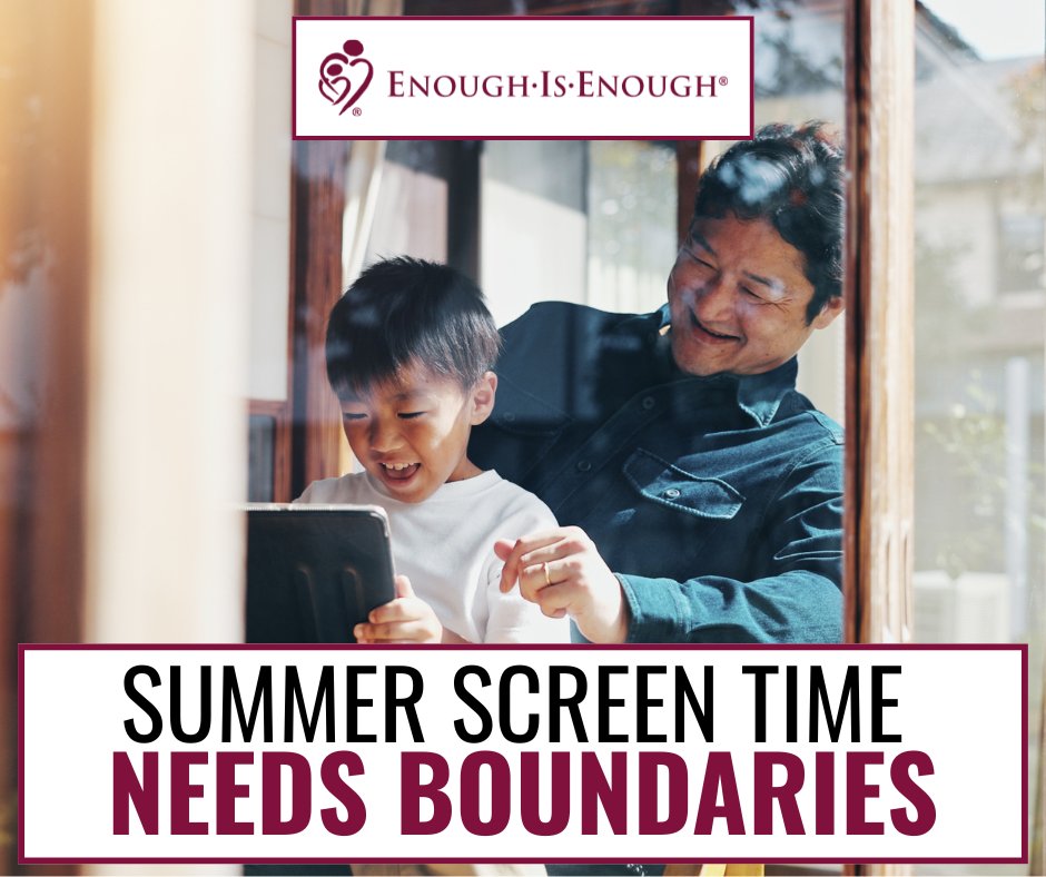 EIETweets's tweet photo. Summer means more screen time!
Before kids dive in, review privacy settings, set healthy limits, and talk about online safety.
Small check-ins can prevent big risks.
How will you set healthy screen time limits?
Get the tools to manage screen time effectively: https://t.co/imiNMLhzOz
Understand the impact of screen addiction: https://t.co/9LhSPA28it
#EnoughIsEnough #InternetSafety #DigitalParenting #ProtectKidsOnline