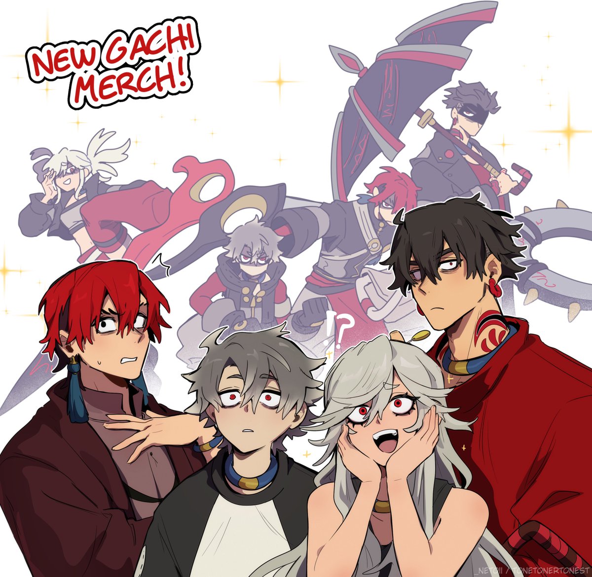 _netoII's tweet photo. congrats on getting anime merch akuta 2P!!! (whole house surprised)
#gachiakuta #gachiart https://t.co/9h8yCV887O
