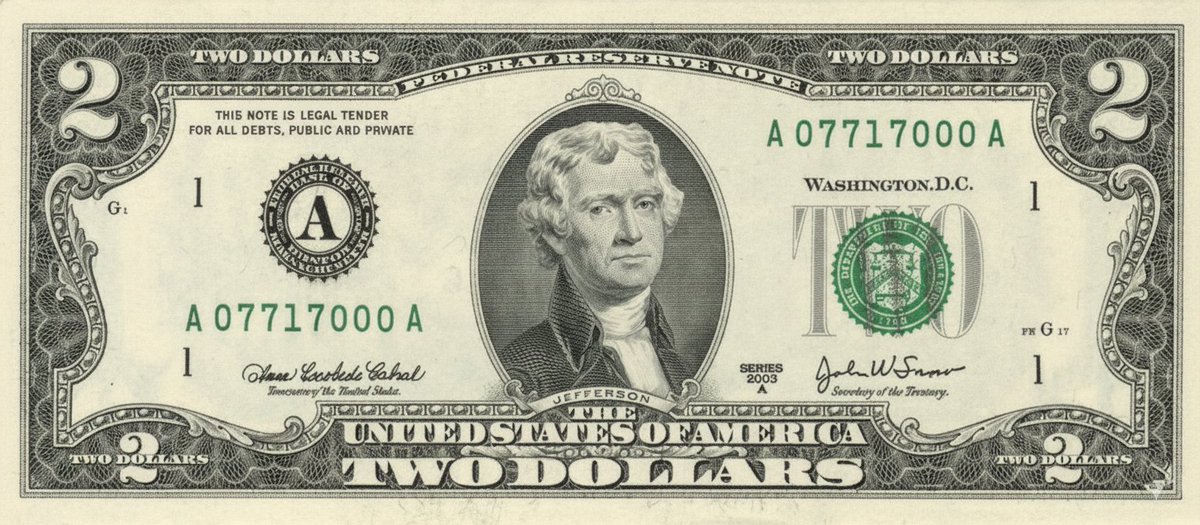 ojessie__'s tweet photo. Be honest! 

Have you ever had an actual $2 bill before? 
  
Yes or No https://t.co/NWSHOeBnrG